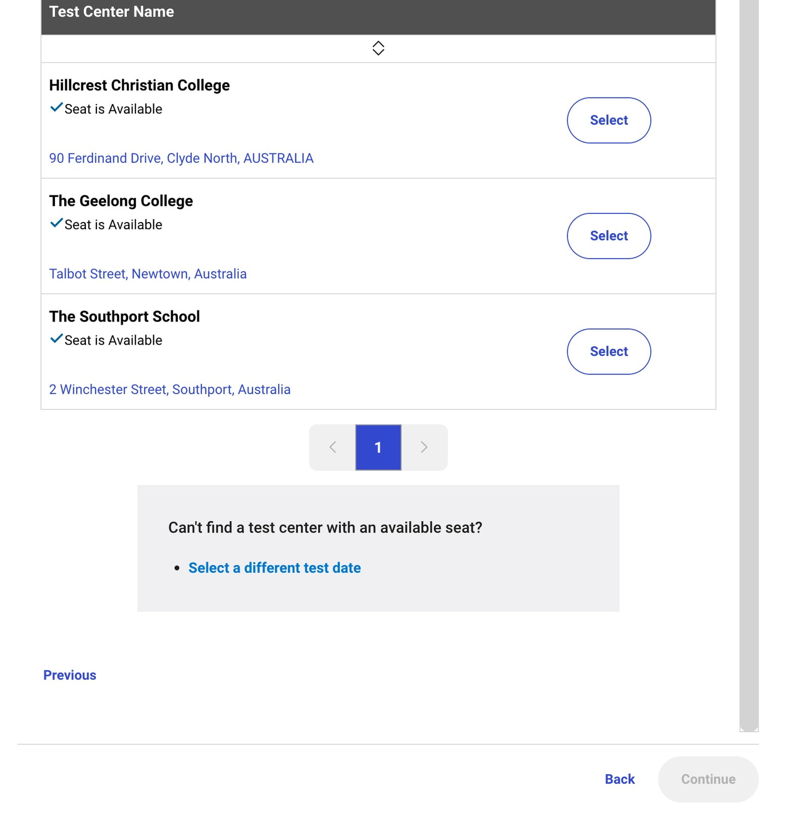 SAT register